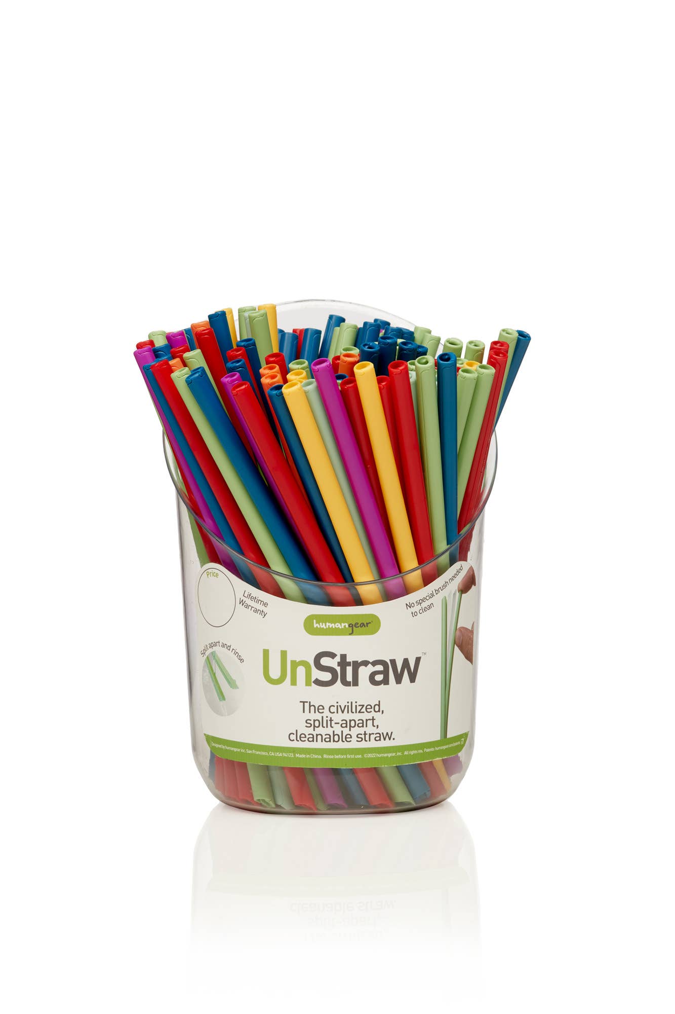 UnStraw Cleanable Reusable Straw - Yellow