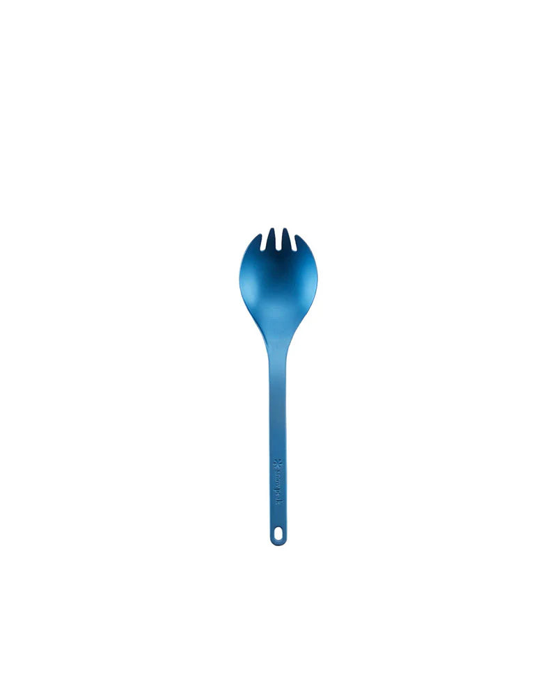 Titanium Spork Blue