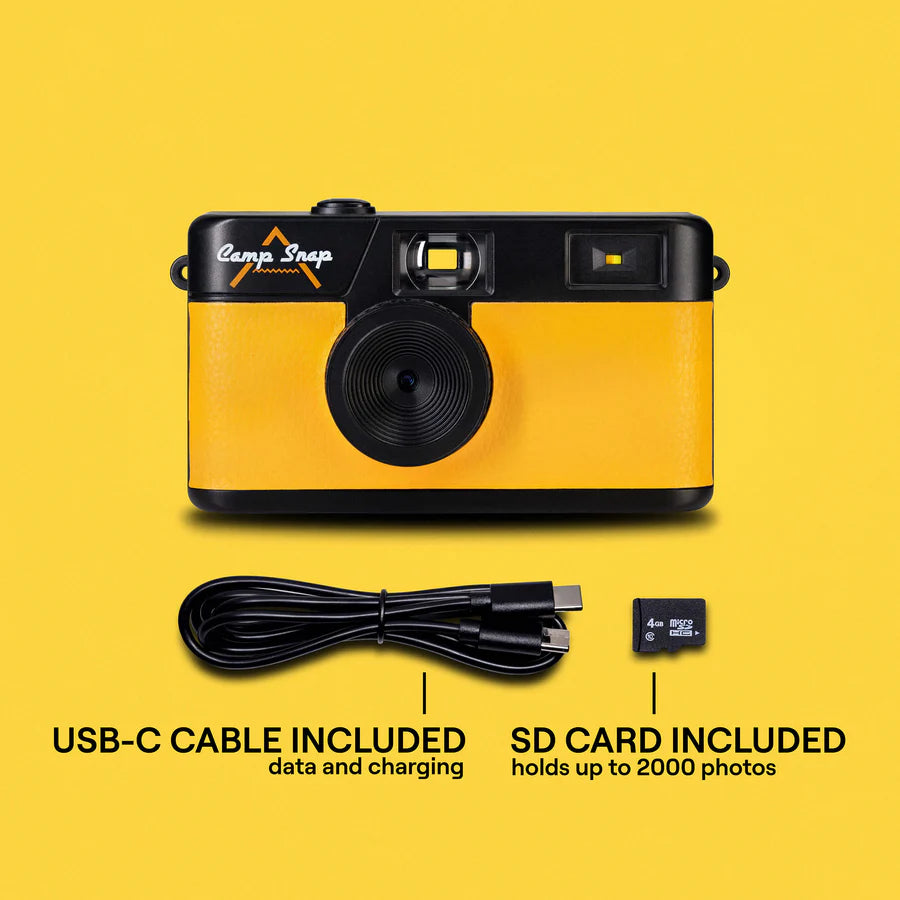 Screen-Free Digital Camera: Sunbeam Yellow