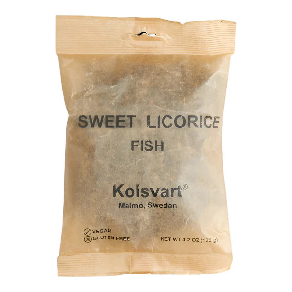 Sweet Licorice Candy Fish