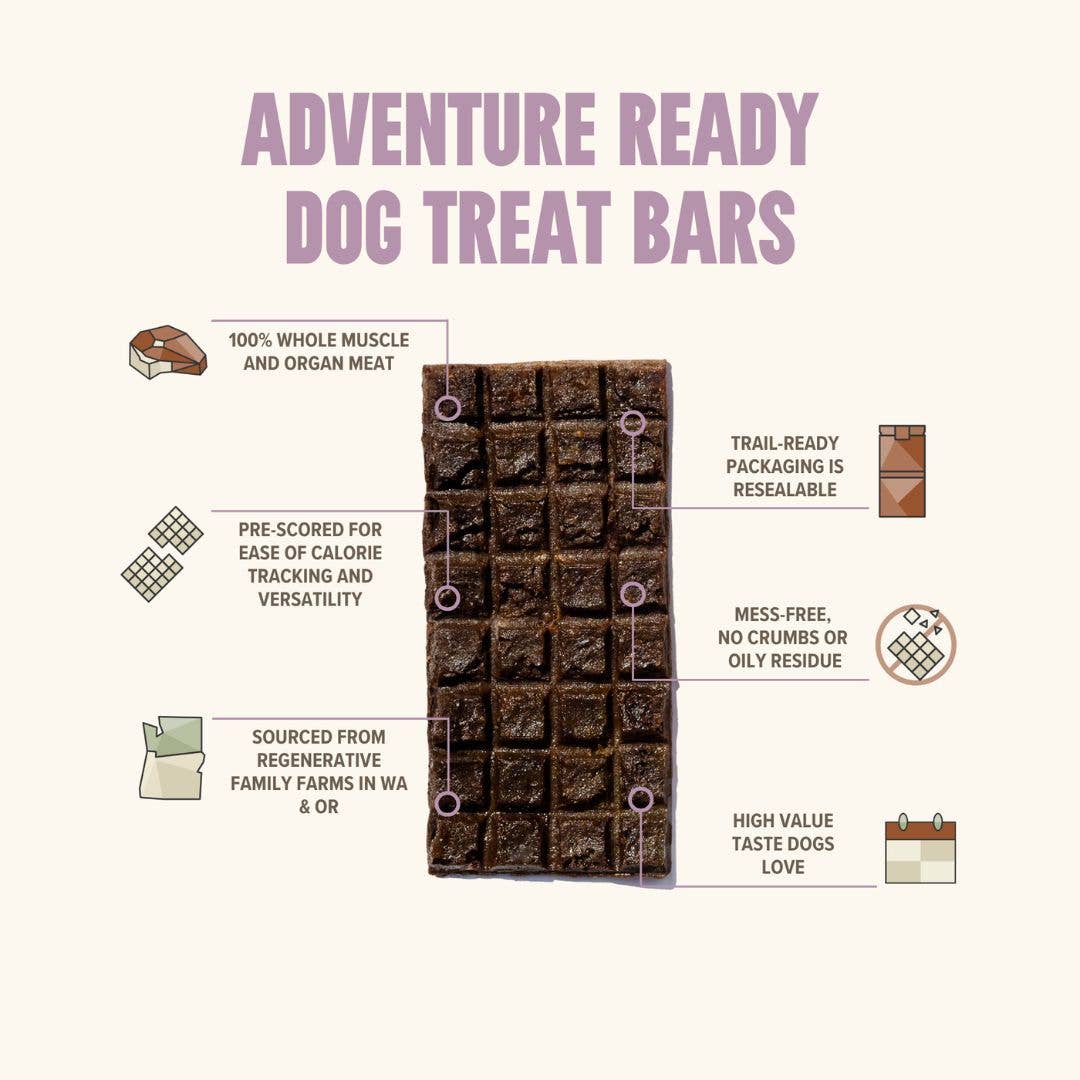 Lamb Treat & Snack Bar for Active Dogs - Energy & Recovery