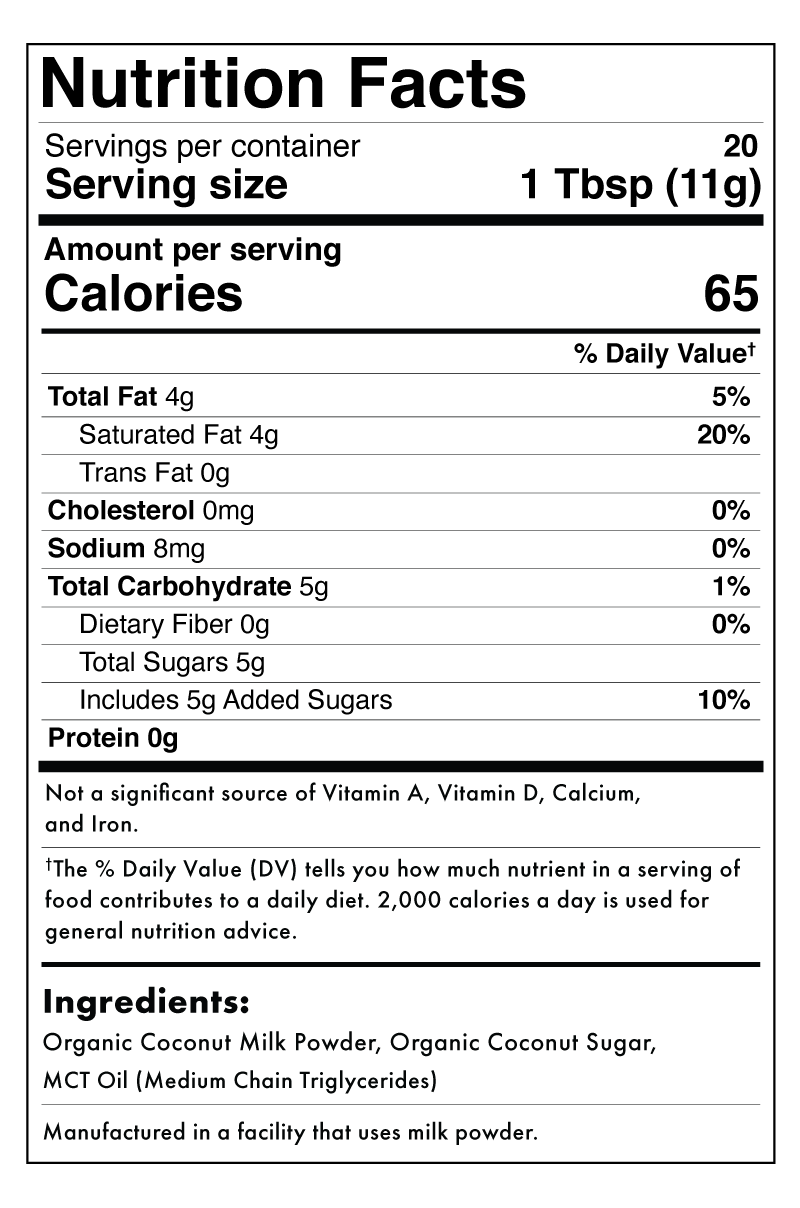 Original Vegan Coconut Creamer