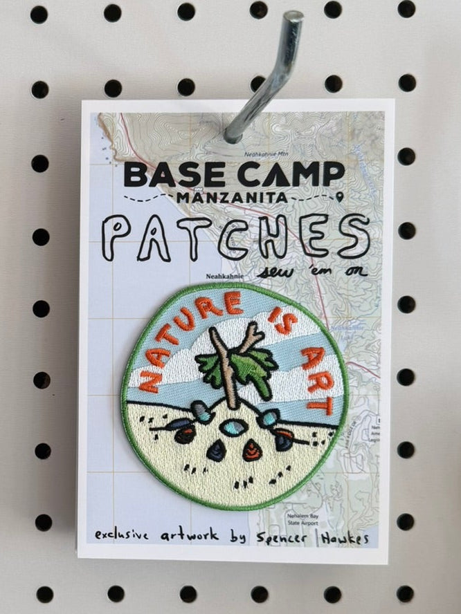"Nature Is Art" Fabric Patch