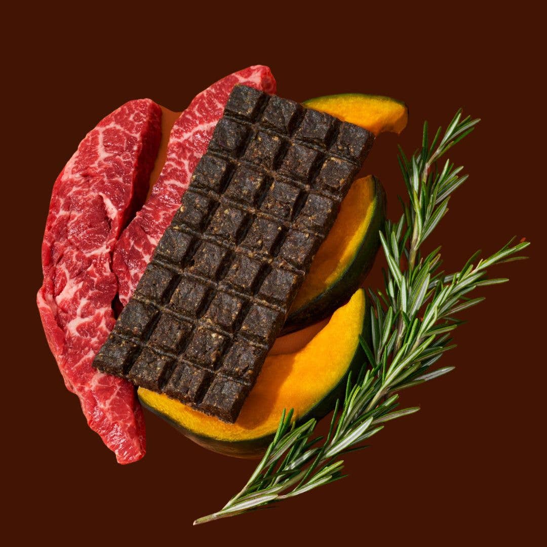 Beef Treat & Snack Bar for Active Dogs - Energy & Recovery