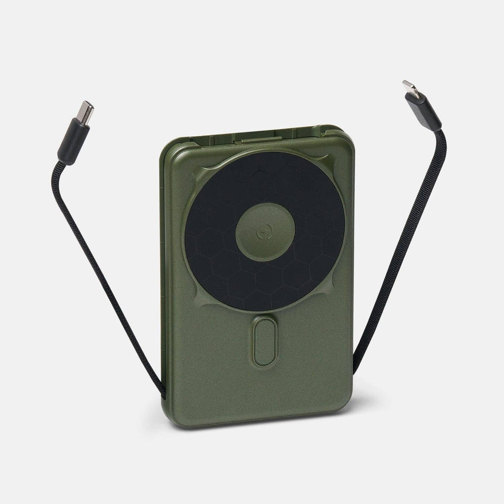 Ridge Power Bank - 10k mAh - Matte Olive