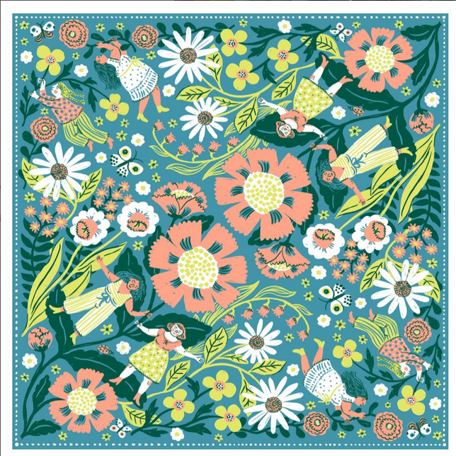 Kids Bandana designed by Phoebe Wahl: Little (14")