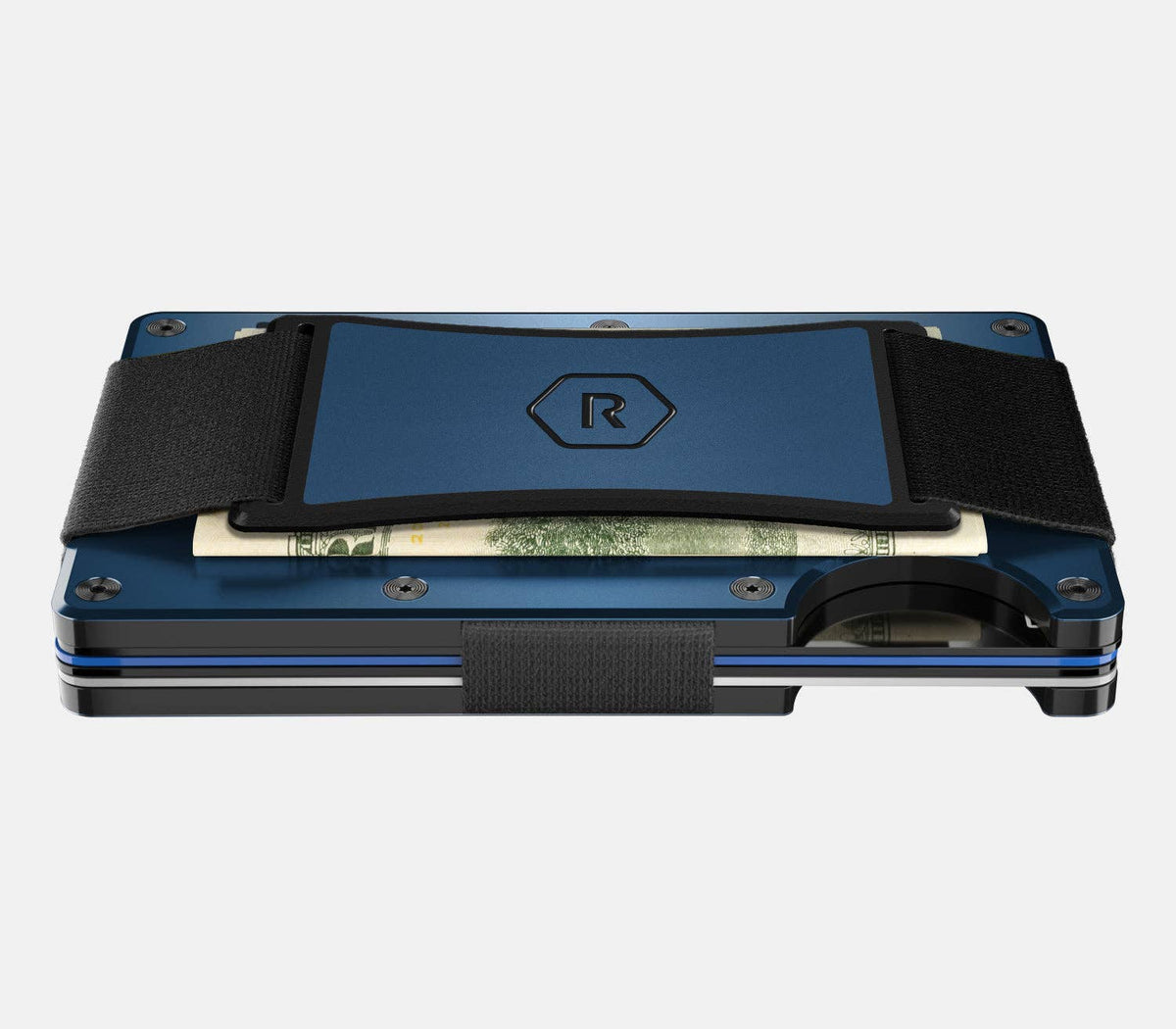 Ridge Wallet 2.0 - Alpine Navy: Cash Strap