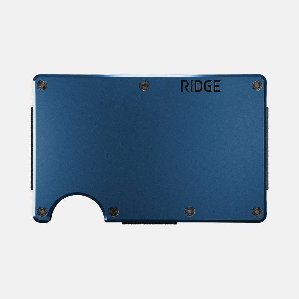 Ridge Wallet 2.0 - Alpine Navy: Cash Strap