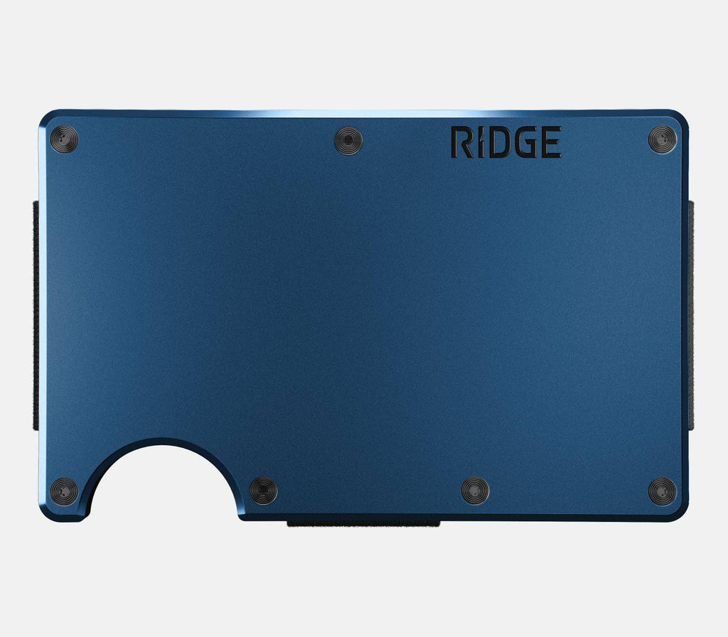 Ridge Wallet 2.0 - Alpine Navy: Cash Strap