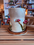Ceramic Mushroom Planter