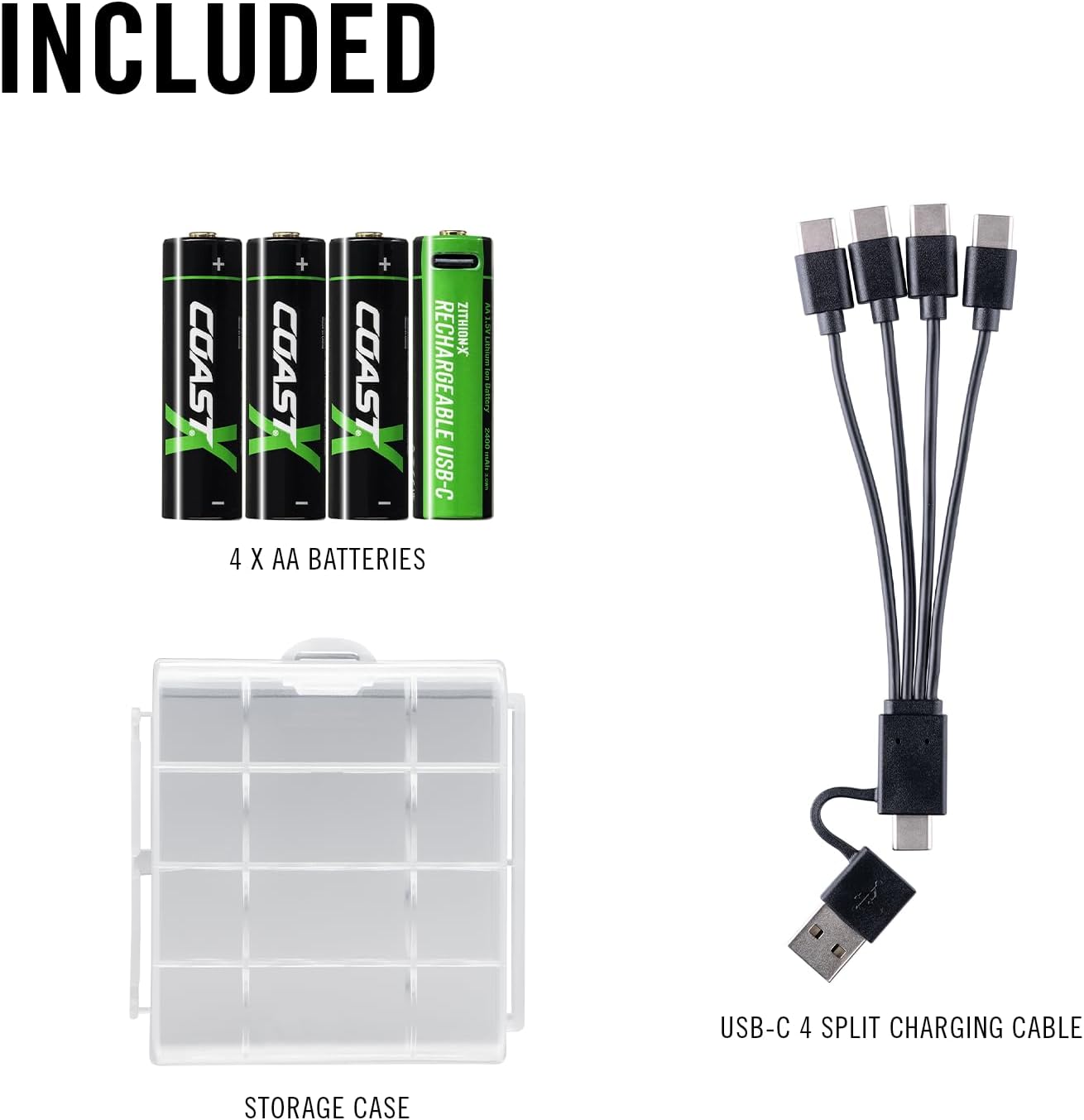 AA Rechargeable Batteries (4 Pack)