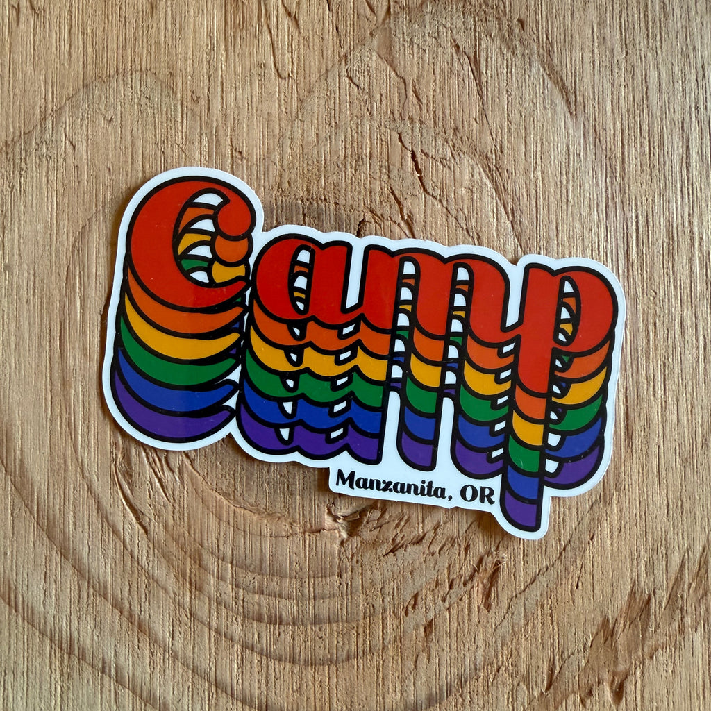 "Camp" Sticker