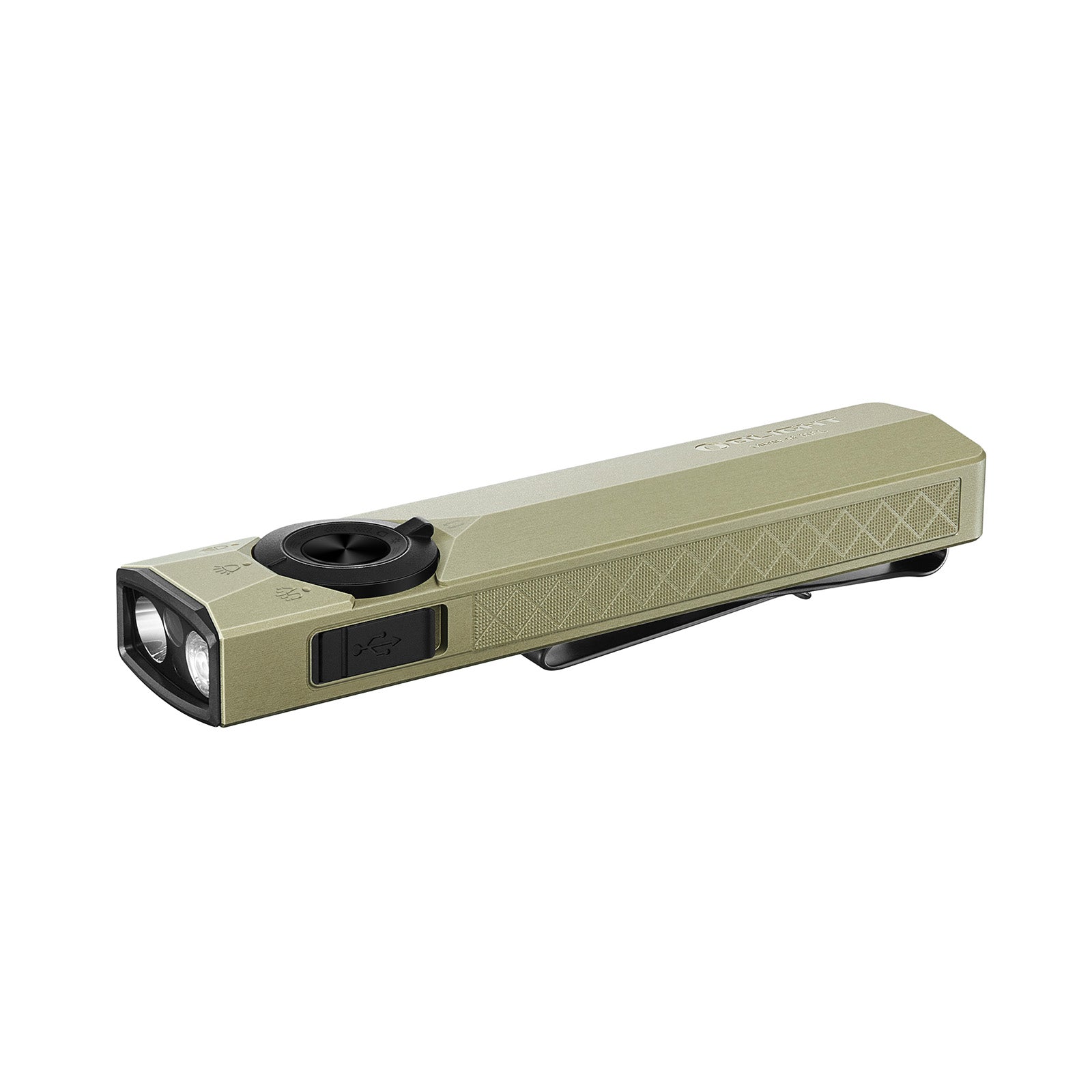 ArkPro Ultra EDC Flat Flashlight - Olive Green