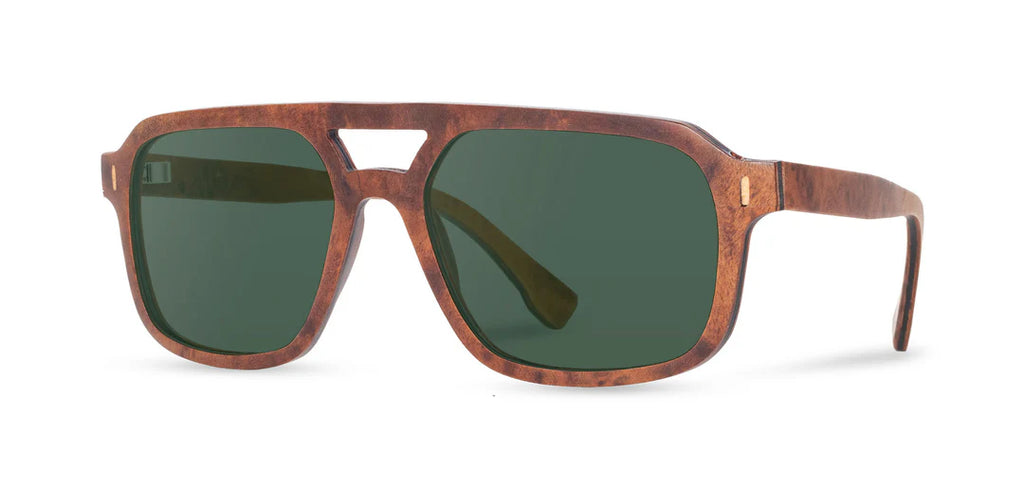 Auburn Sunglasses - Redwood Burl / G15 Polarized