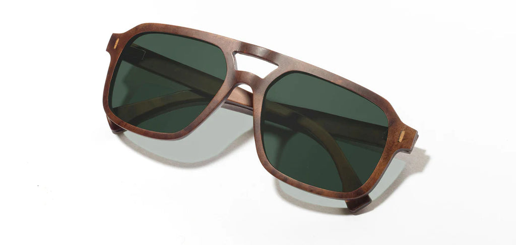 Auburn Sunglasses - Redwood Burl / G15 Polarized