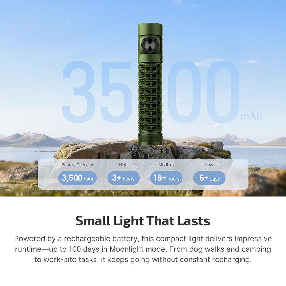 Baton 4 Pro Flashlight - Green