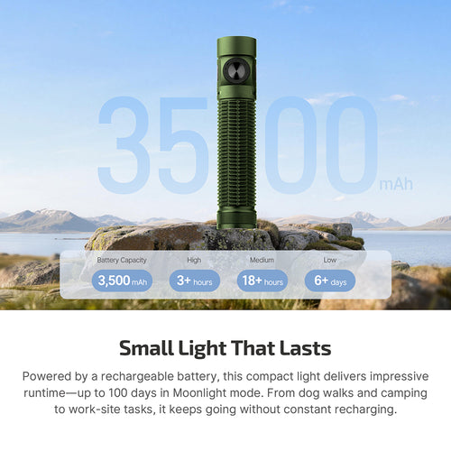 Baton 4 Pro Flashlight - Green