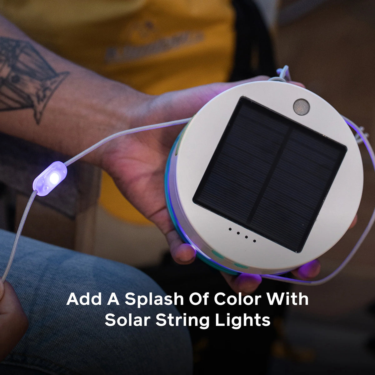 Solar String Lights - 18' Color