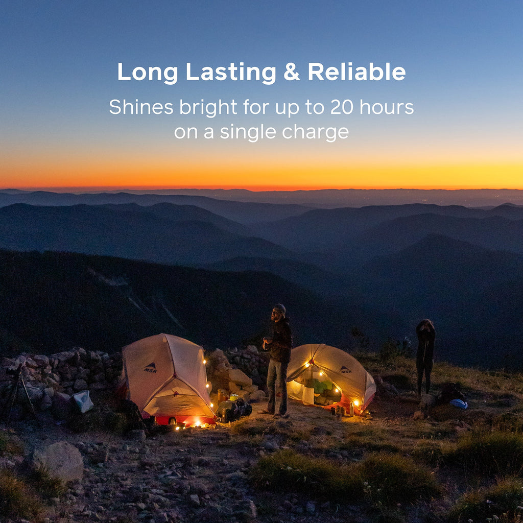 Solar String Lights - 18' Warm White