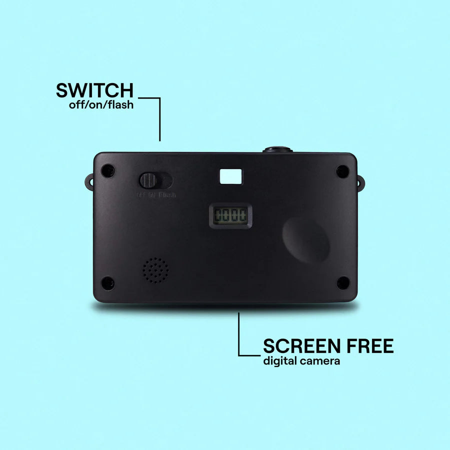Screen-Free Digital Camera: Seaglass Blue