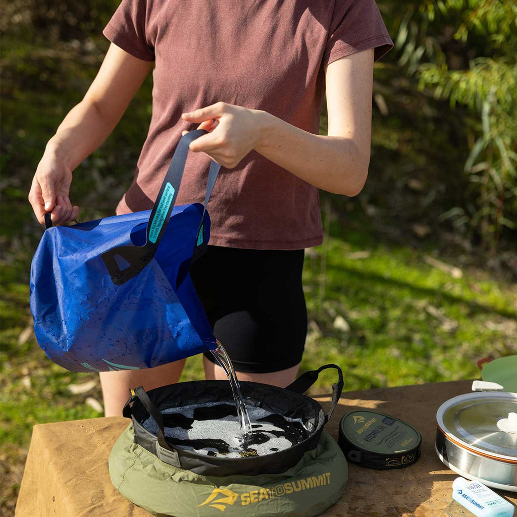 Folding Bucket - 10L, Blue