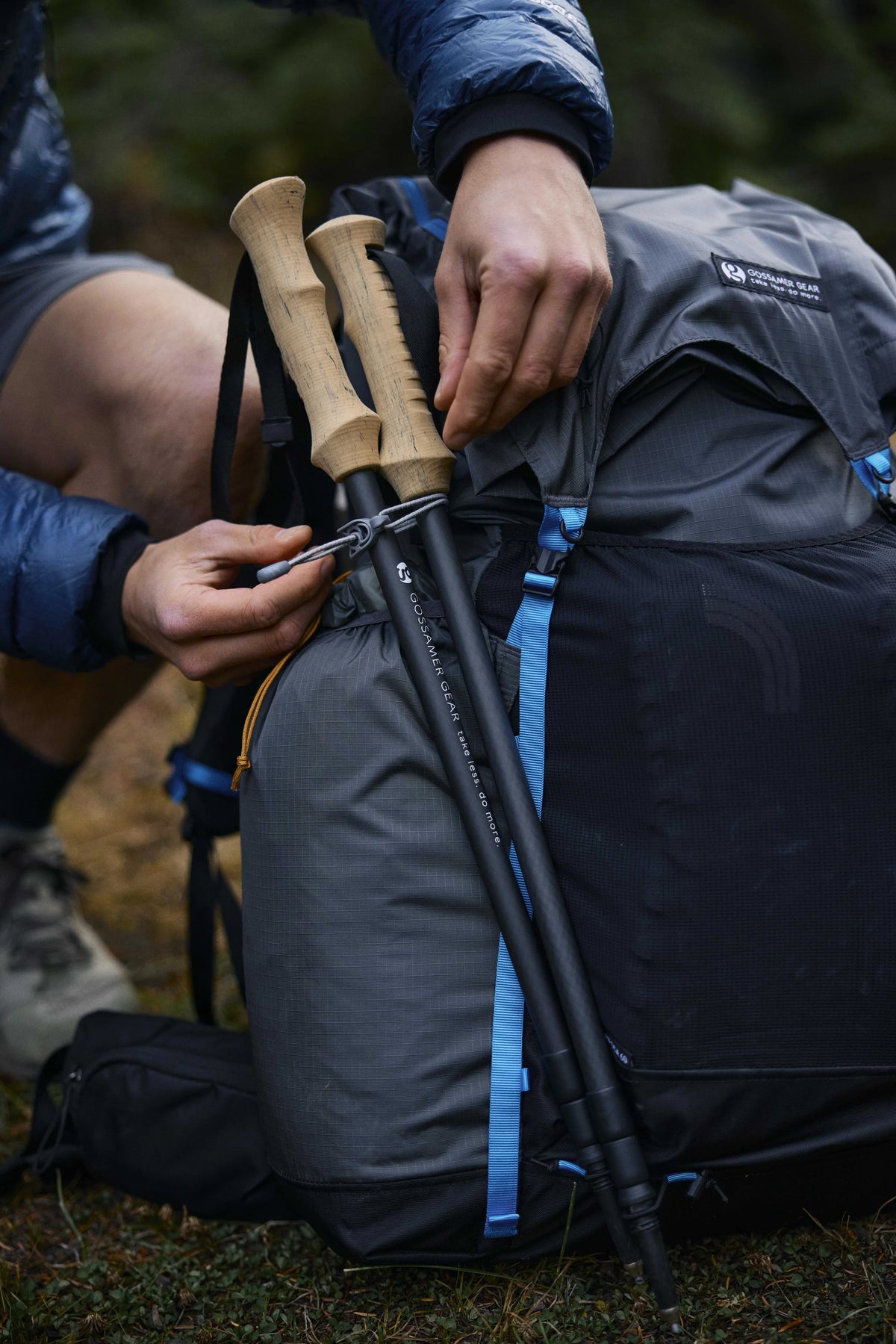 Lightrek Pack Bungee Attachment - 2 Pack, Grey