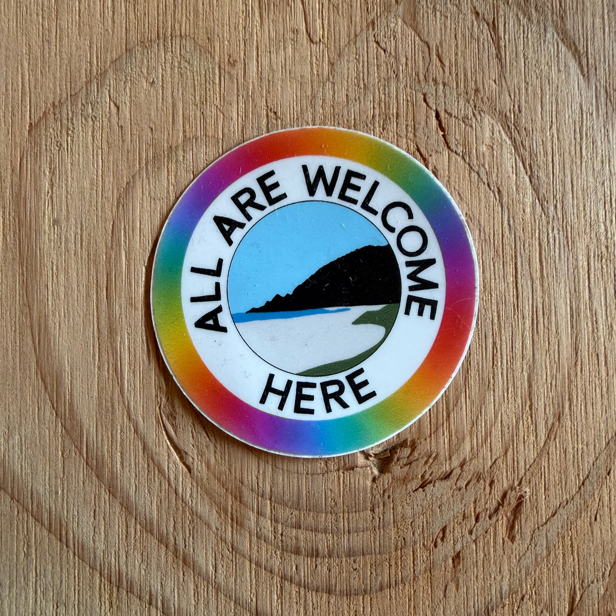 "Welcome" Sticker