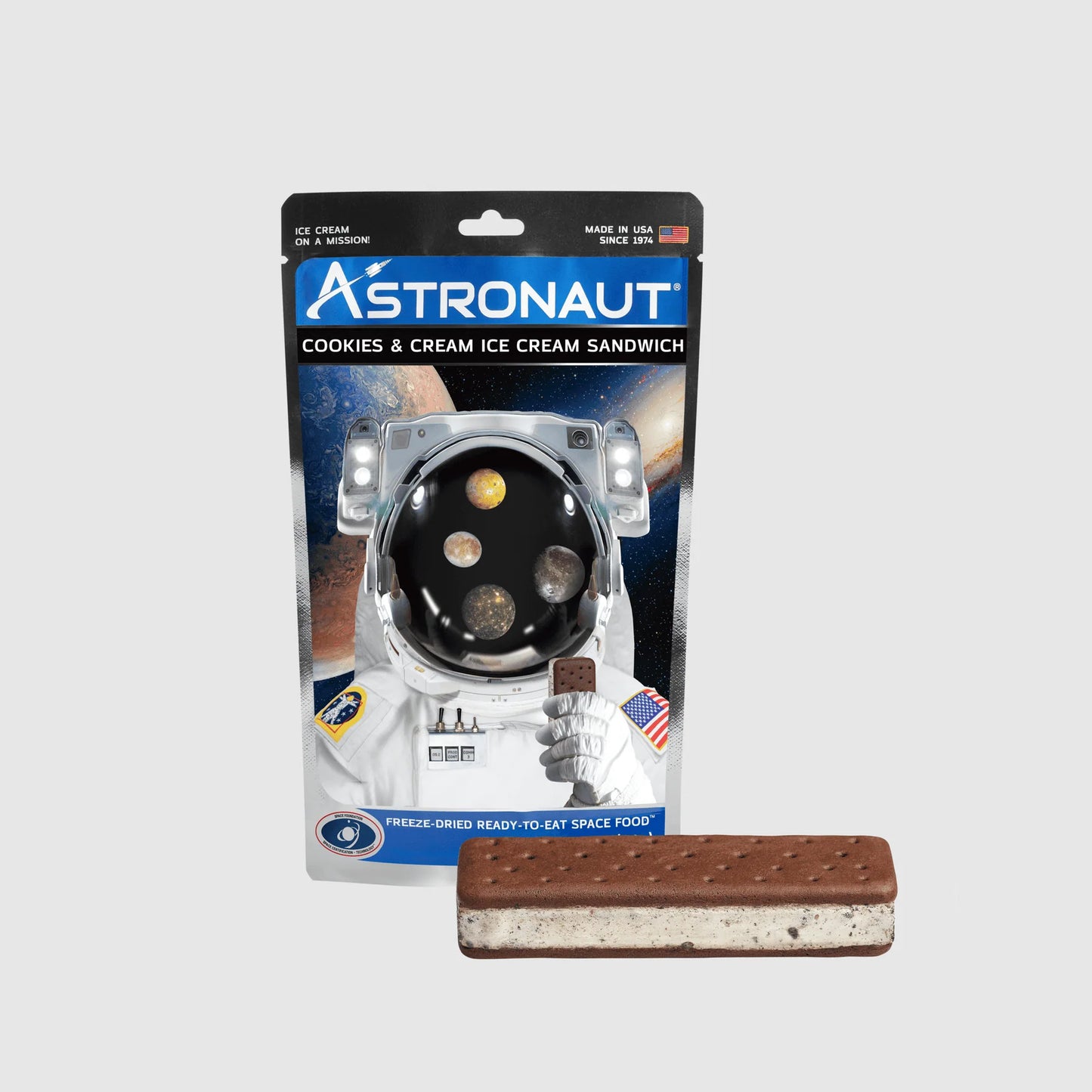 Astronaut Cookies & Cream Ice Cream Sandwich