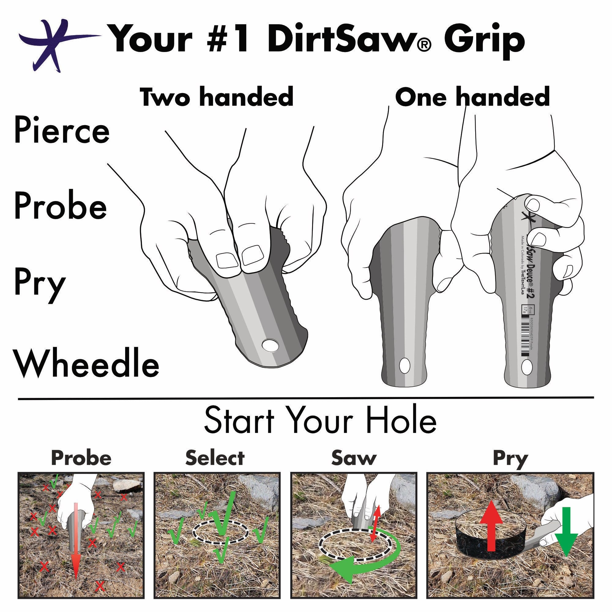 The Dirtsaw Deuce #2 Trowel - Green