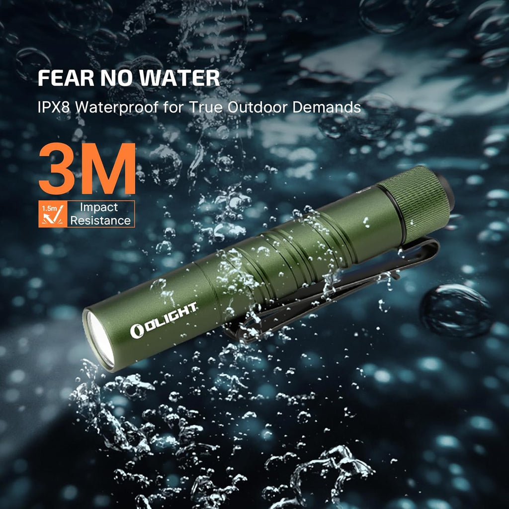 I3T 2 EOS Pocket EDC Flashlight - Green