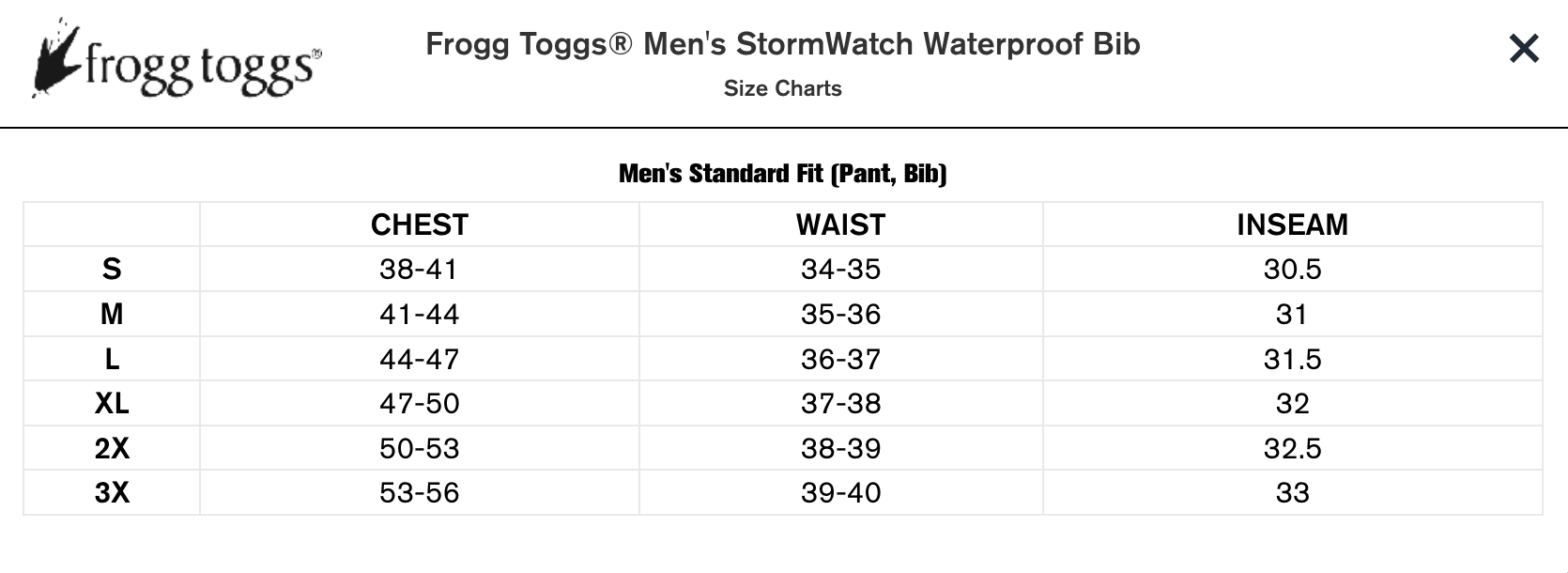 Stormwatch Bib