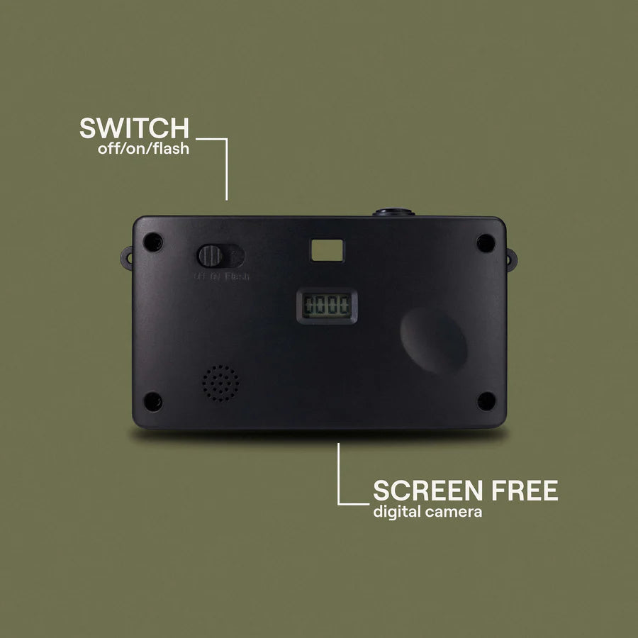 Screen-Free Digital Camera: Forest Green