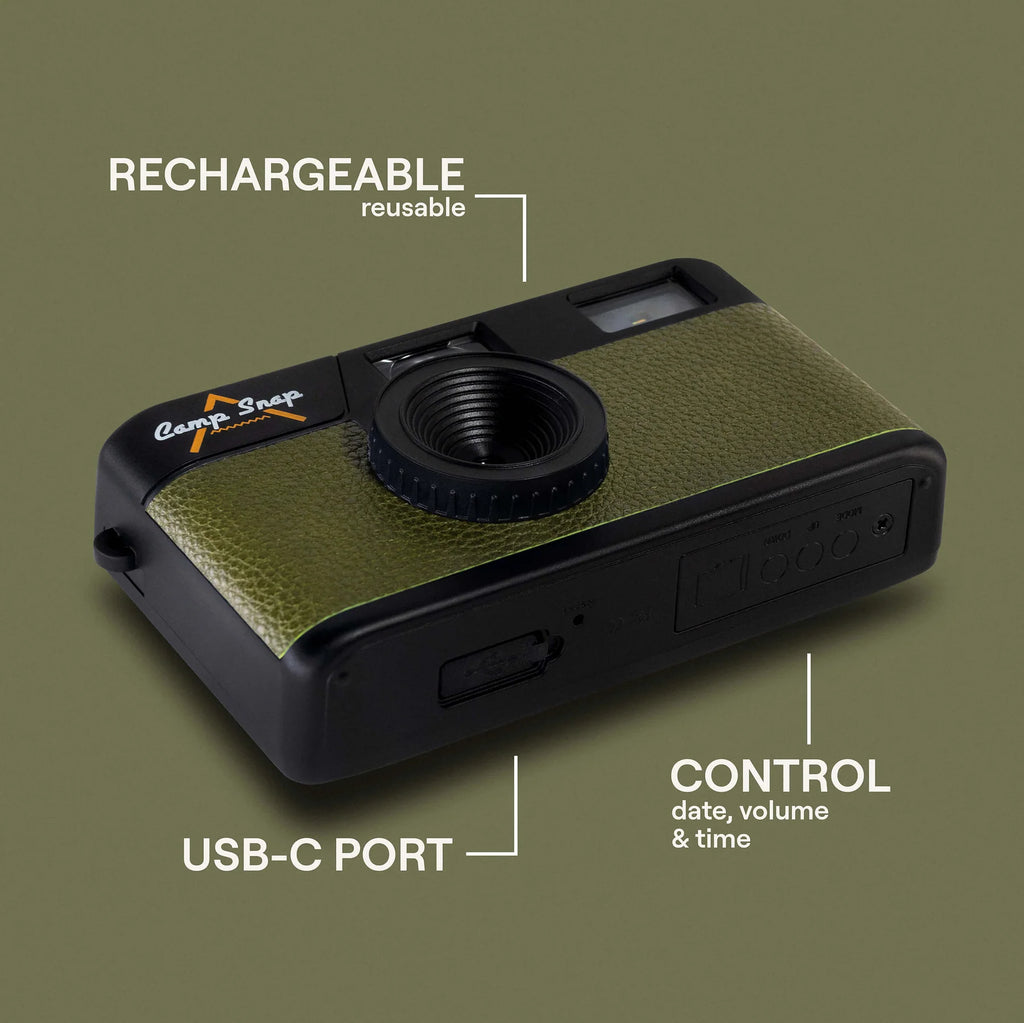 Screen-Free Digital Camera: Forest Green