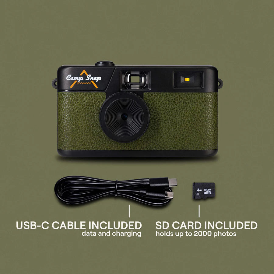 Screen-Free Digital Camera: Forest Green