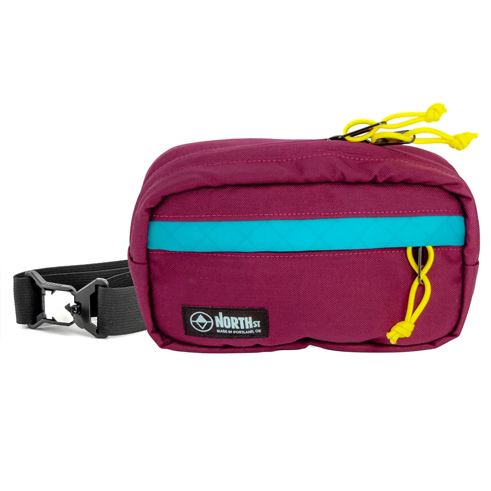 Pioneer 9 Hip Pack - Burgundy & Teal / Waist Belt / Standard