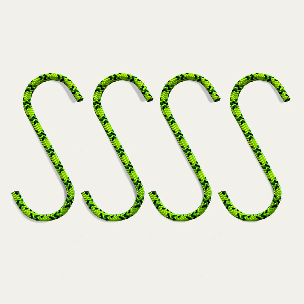 Utility Hanging Hooks - 4 Pack - Neon Safety