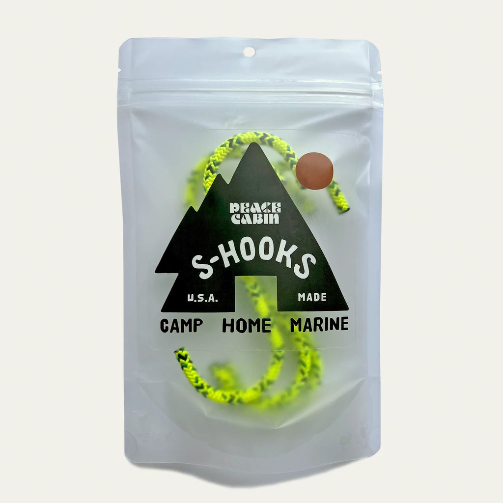 Utility Hanging Hooks - 4 Pack - Neon Safety
