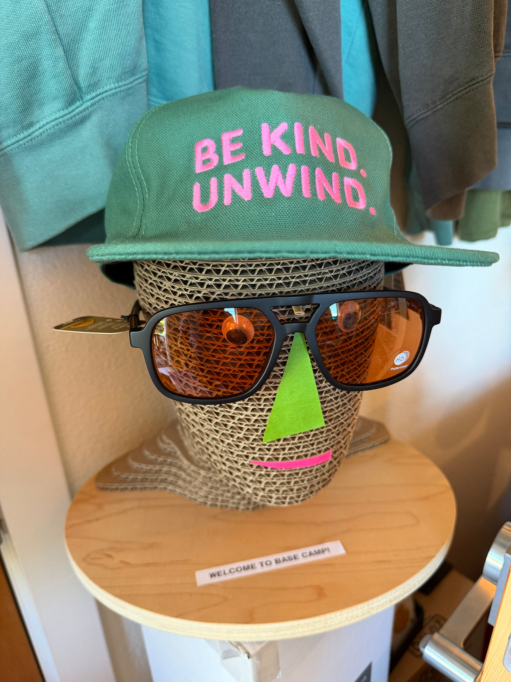 "Be Kind" Hat - Green