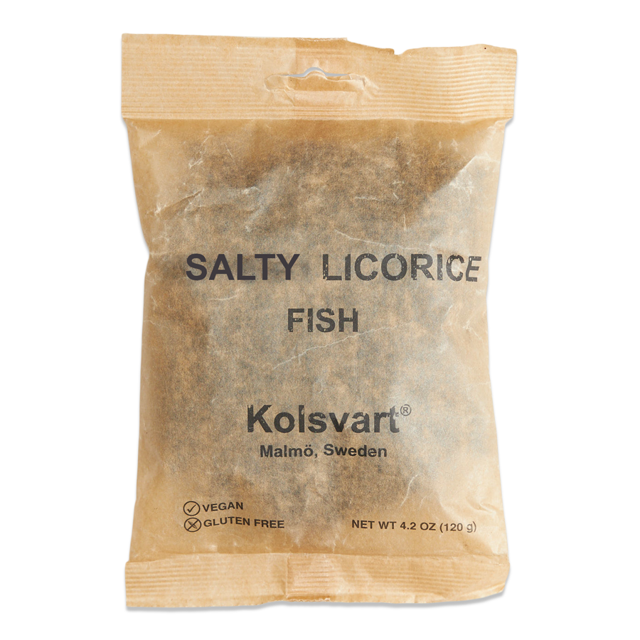 Salty Licorice Candy Fish