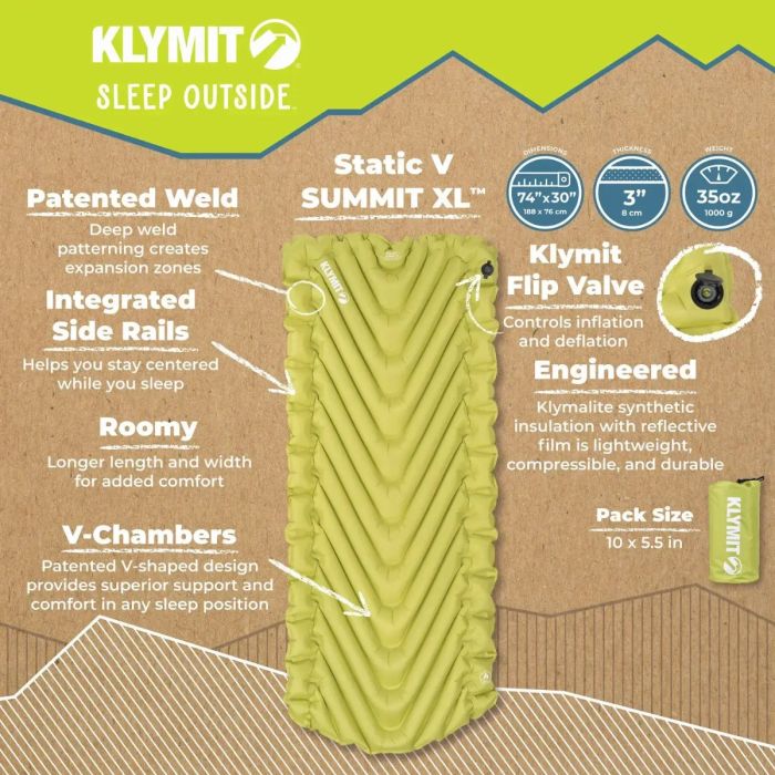 Static V Summit Sleeping Pad - XL