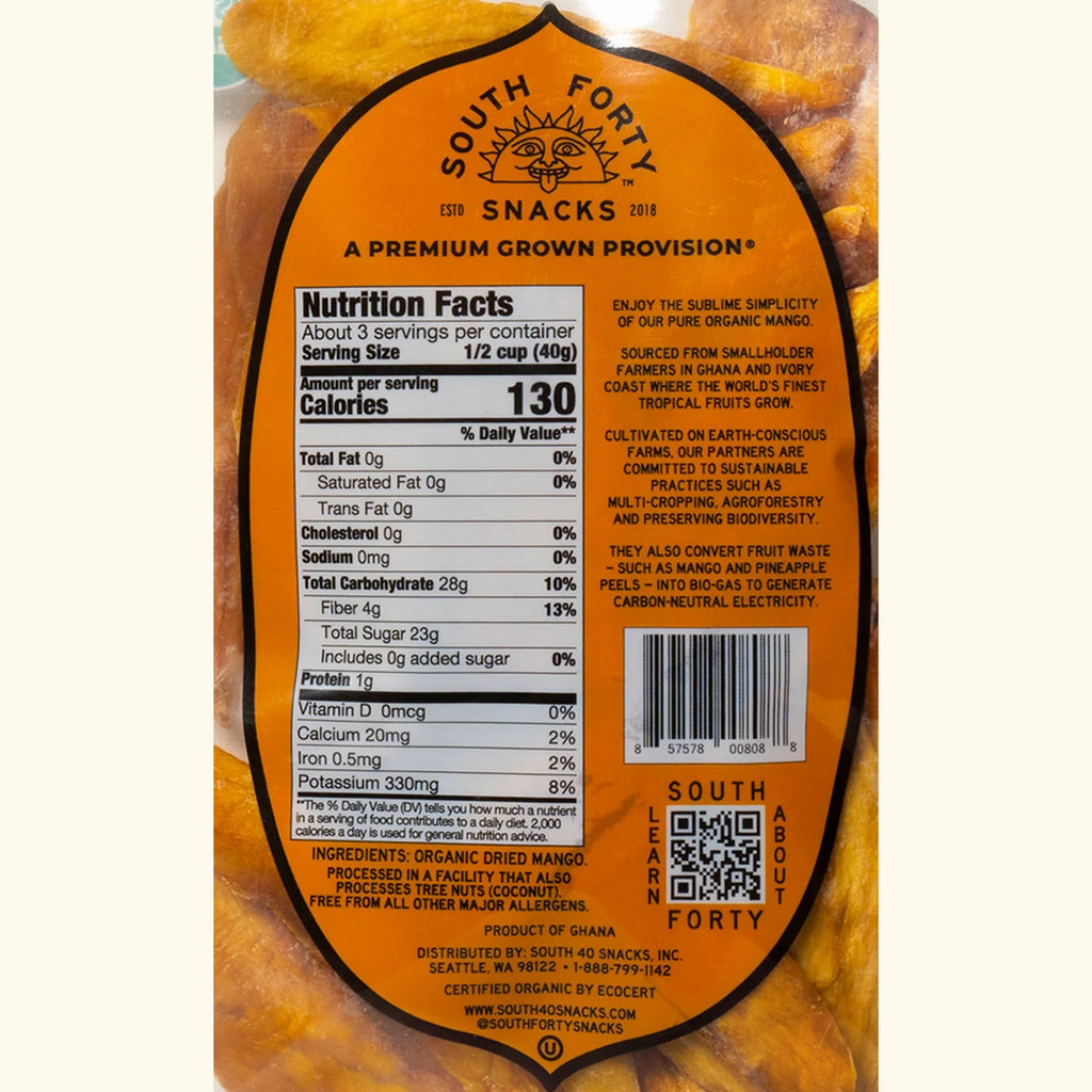 Organic Dried Mango Slices