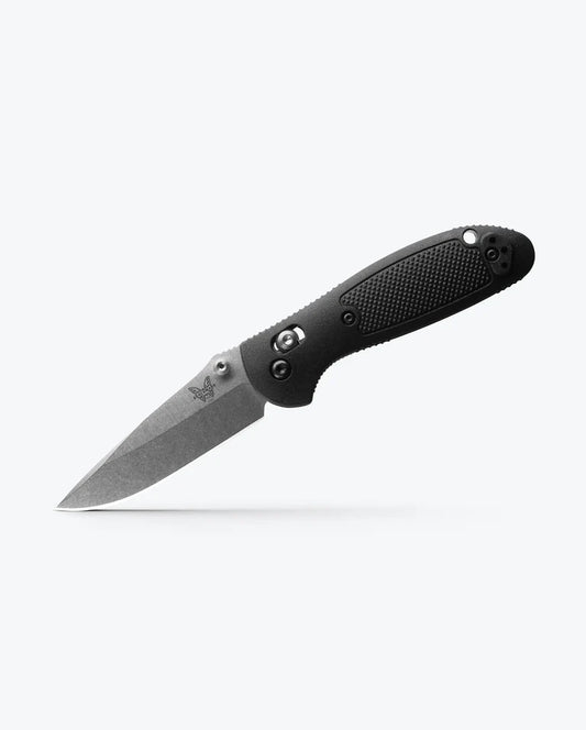 Mini Griptilian - Black Grivory - Drop Point