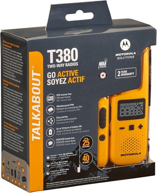 Two-Way Radios - Go Active T380 - 2 Pack