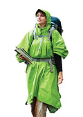 Nylon Tarp Poncho - Green