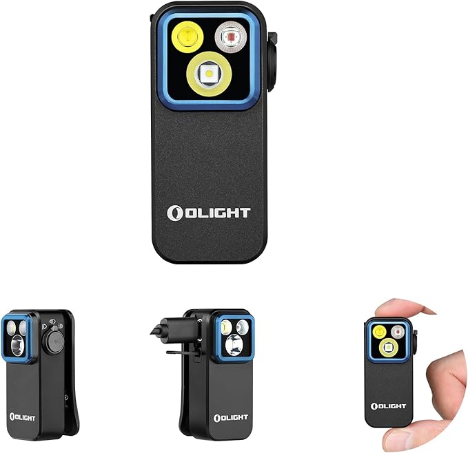 Oclip Pro Clip-on Flashlight - Black