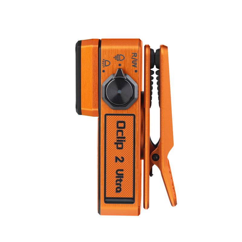 Oclip 2 Ultra Clip-on Flashlight - Orange