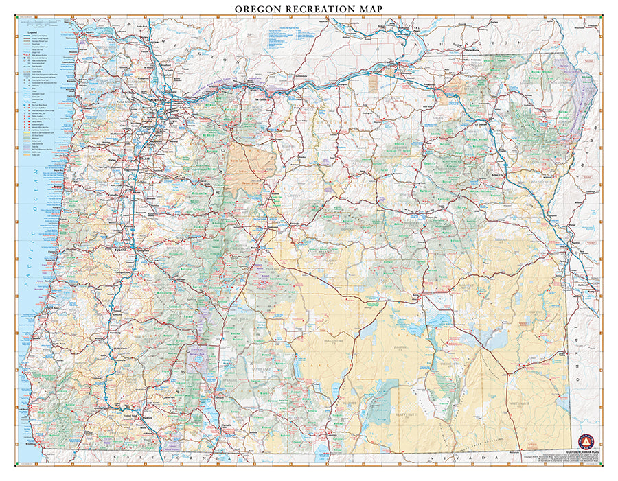 Oregon Recreation Map