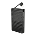 Pocket 10,000mAh USB-C Power Bank with Built-In Cable