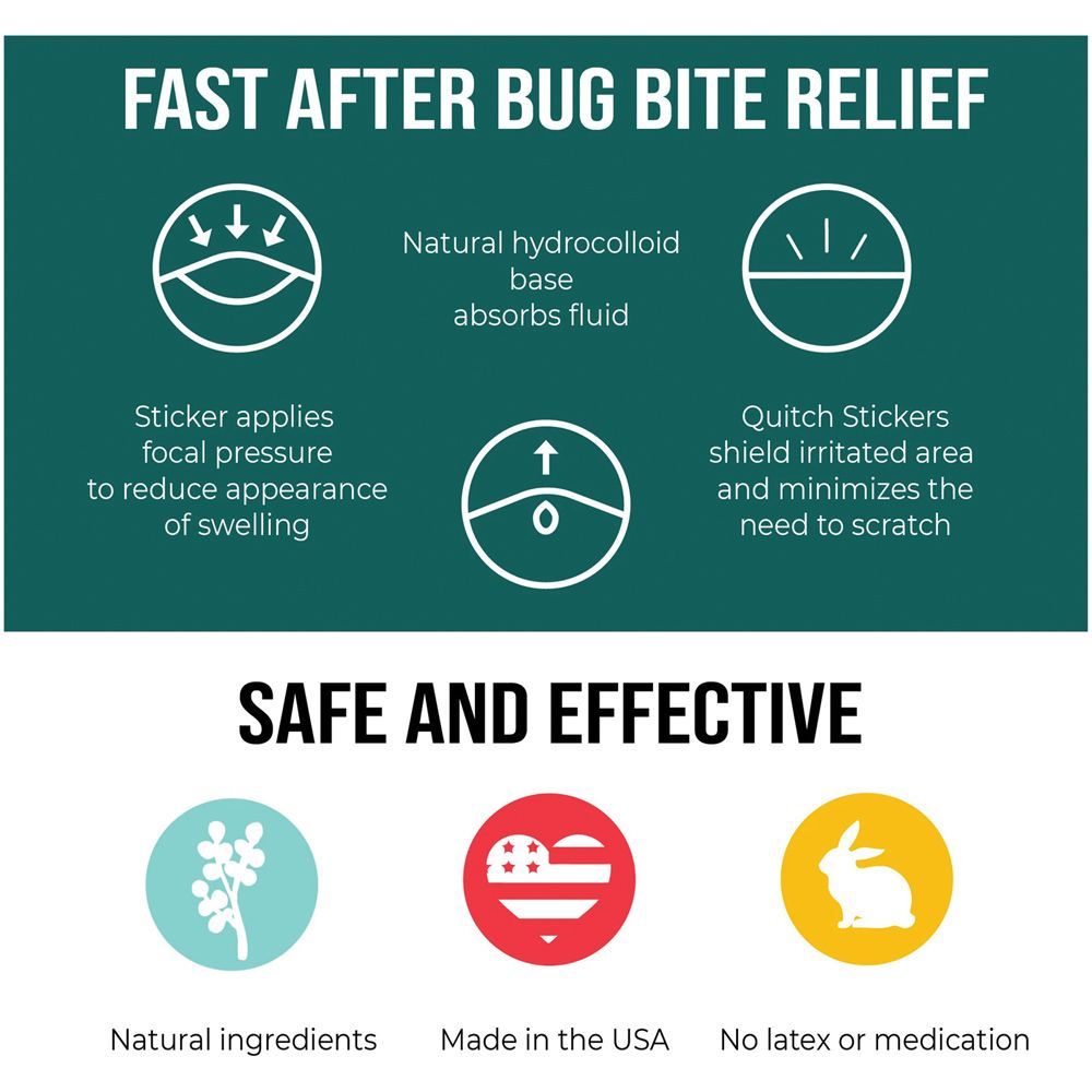 Bug Bite Relief Sticker - 27 Count