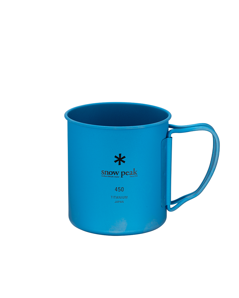 Ti-Single 450 Anodized Cup - Blue